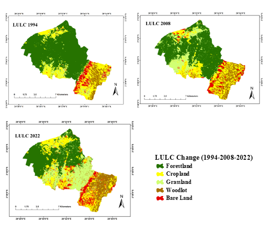 Land Use and Land Cover Dynamics in Ngweshe, DRC